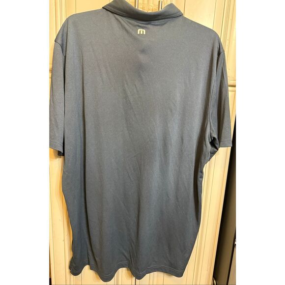 NWT Travis Mathew Mens Short Sleeve Performance Golf Polo Shirt Blue Size 2XL - Picture 4 of 11